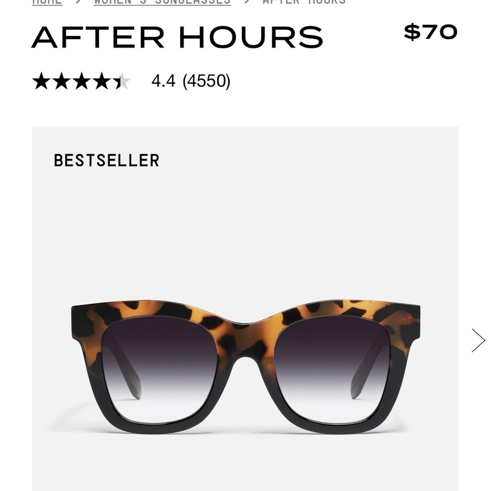 Quay Australia Tortoise Sunglasses - Picture 2 of 9